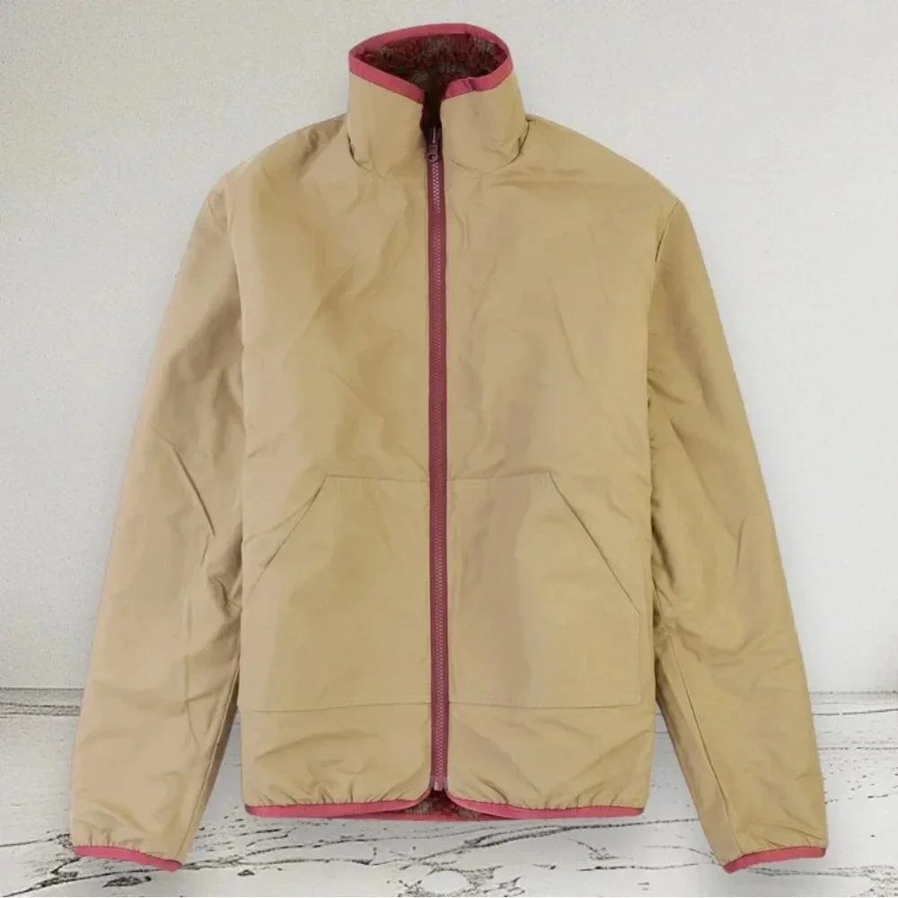 JOHN ELLIOTT REVERSIBLE POLAR FLEECE FULL ZIP ROAN JACQUARD Size 3 / L